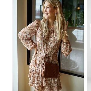 Express - Pink Floral Dress - XS